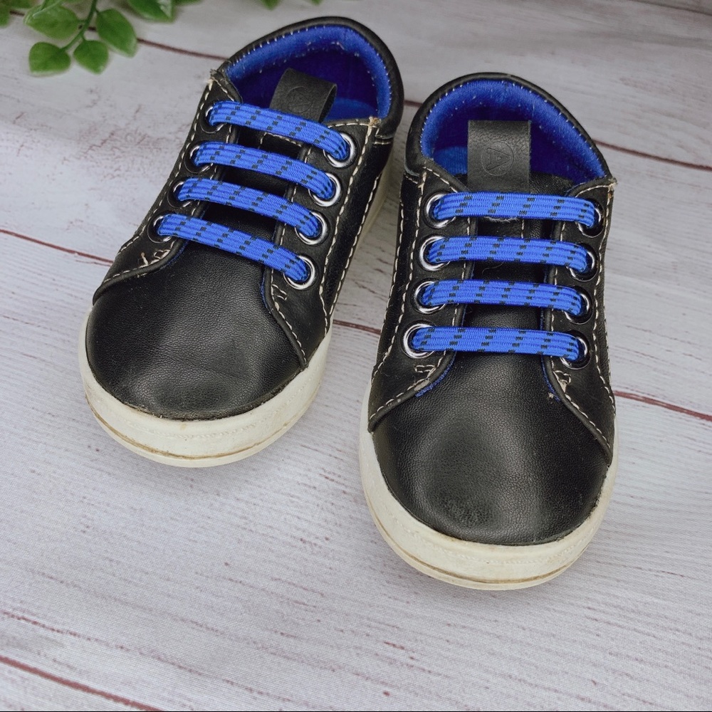 Sole Play Bay Black Slip-On Toddler Sneaker
